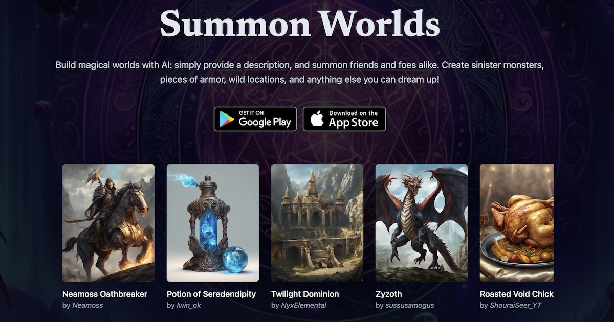 Summon Worlds